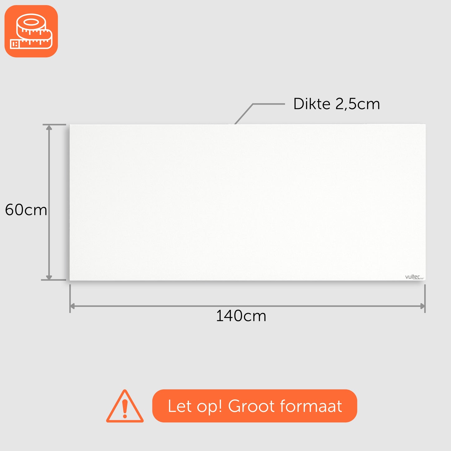 Infrarood Verwarmingspaneel F1100 met IQP Wifi Thermostaat - 1100 Watt - Elektrische verwarming - Vrijstaand - Wit