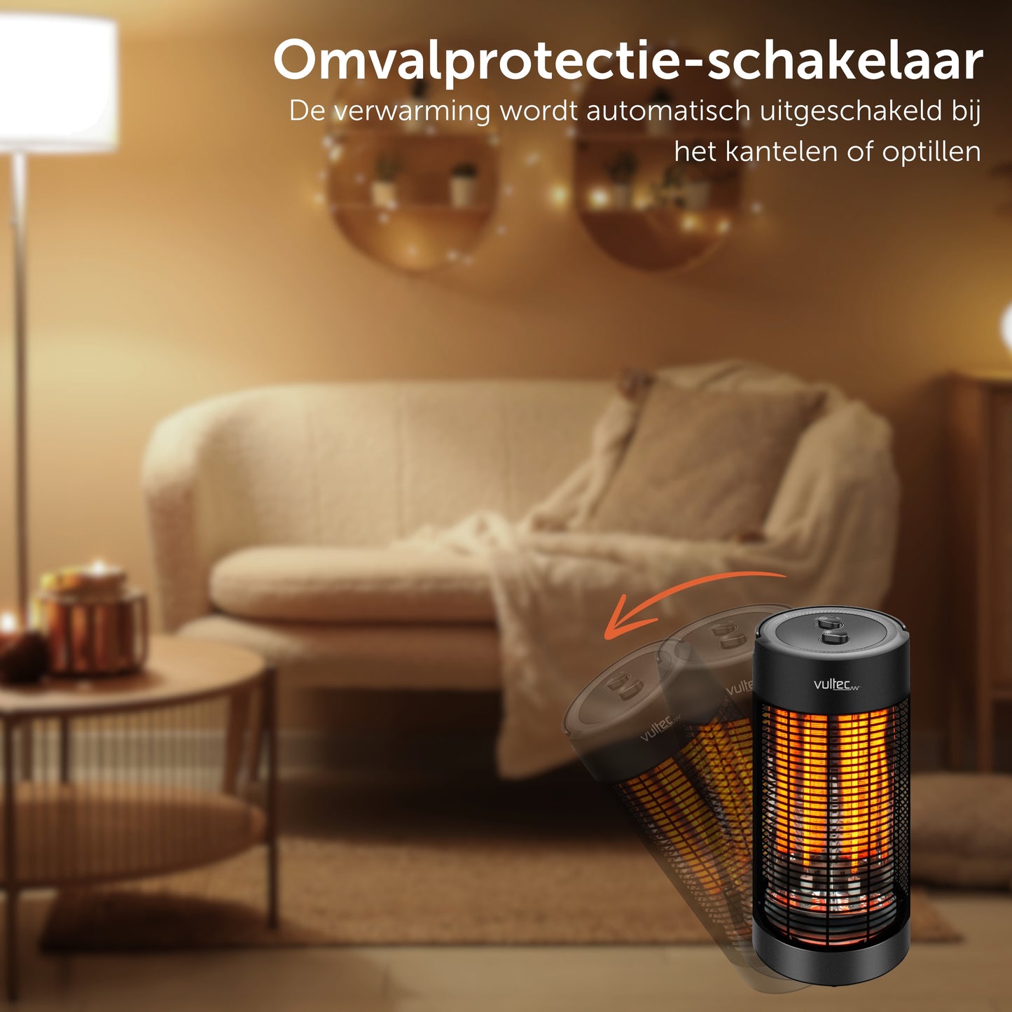 Elektrische Heater - Terrasverwarmer - 1200W
