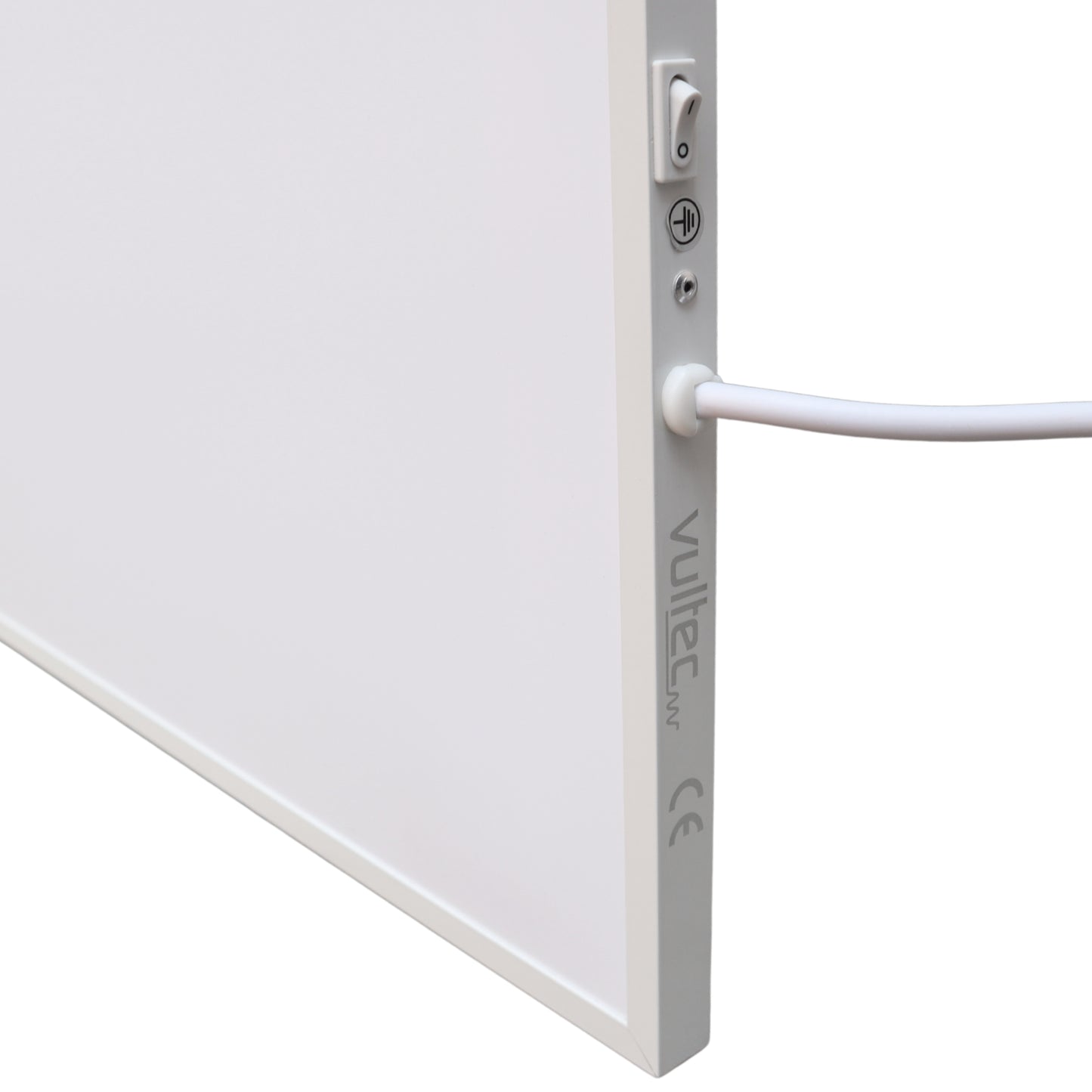 Infrarood Paneel 1000 Watt met Wifi Thermostaat - Vrijstaand - Elektrische verwarming - Wit