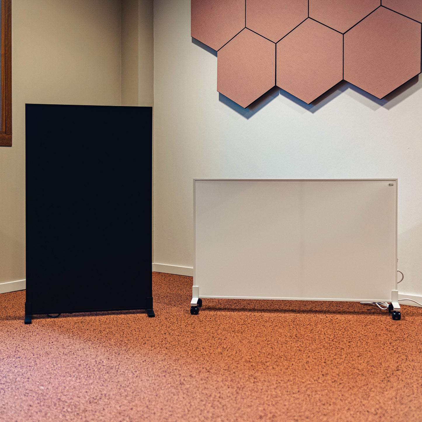 Infrarood Paneel 800 Watt met Wifi Thermostaat - Vrijstaand - Elektrische verwarming - Wit