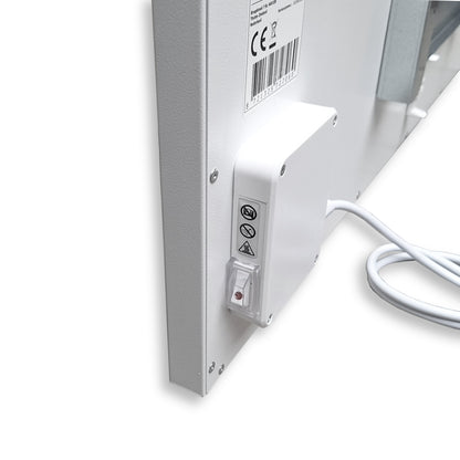 Infrarood Verwarmingspaneel F450 met IQP Wifi Thermostaat - 450 Watt - Elektrische verwarming - Vrijstaand - Wit