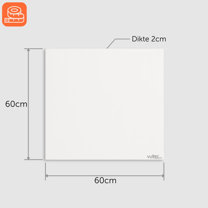 Infrarood Verwarmingspaneel F450 - 450Watt - Elektrische verwarming - Vrijstaand - Wit