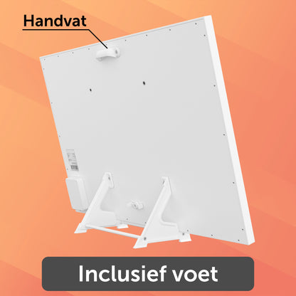 Infrarood Verwarmingspaneel F700 - 700Watt - Elektrische verwarming - Vrijstaand - Wit